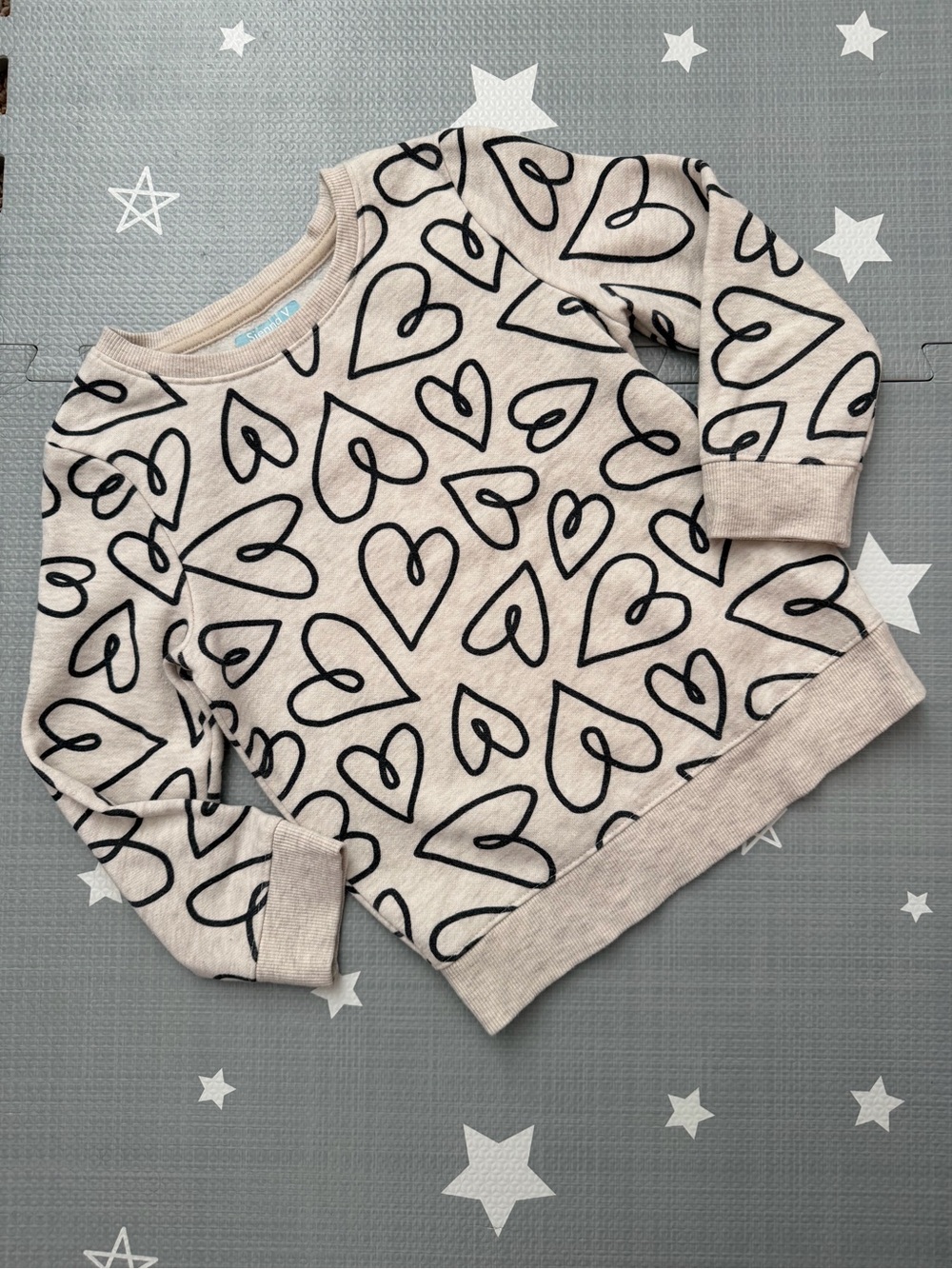 BOGO Cat & Jack - Chic Hearts Sweatshirt, 4T